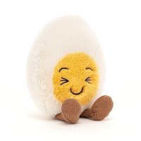 Jellycat Amuseables Ei Laughing Boiled Egg Vorderseite | Kuscheltier.Boutique