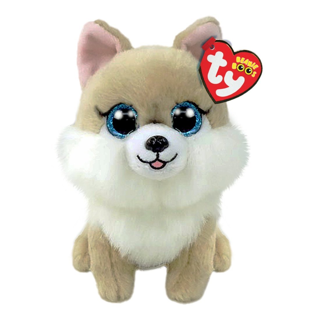 Ty Beanie Boos Corgi Honeycumb beige / weiß | Kuscheltier.Boutique