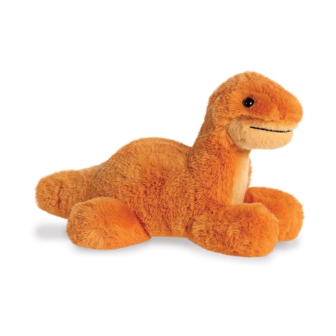 Aurora Mini Flopsies Dinosaurier Brontosaurus orange | Kuscheltier.Boutique