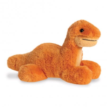 Aurora Mini Flopsies Dinosaurier Brontosaurus orange | Kuscheltier.Boutique