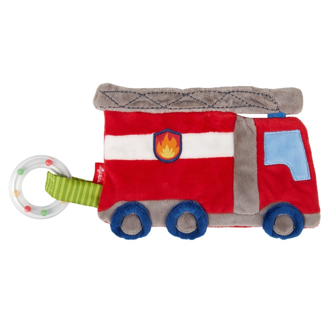 sigikid PlayQ Schmusetuch Feuerwehrauto Vorderseite | Kuscheltier.Boutique