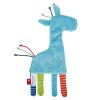 sigikid PlayQ Aktiv-Schmusetuch Giraffe Rückseite hellblau | Kuscheltier.Boutique