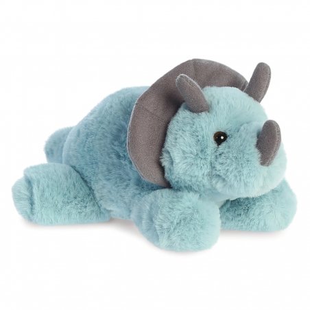 Aurora Mini Flopsies Dinosaurier Triceratops graublau | Kuscheltier.Boutique