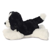 Aurora Mini Flopsies Border Collie, von rechts | Kuscheltier.Boutique