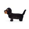 Jellycat Dackel Freddie Sausage Dog 17cm schwarz | Kuscheltier.Boutique
