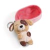 NICI Schlüsselanhänger Sleeping Puppies Hund dreifarbig Vorderseite | Kuscheltier.Boutique