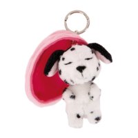 NICI Schlüsselanhänger Sleeping Puppies Dalmatiner Vorderseite | Kuscheltier.Boutique
