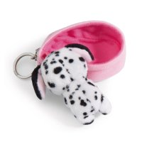 NICI Schlüsselanhänger Sleeping Puppies Dalmatiner Rückseite | Kuscheltier.Boutique