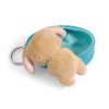 NICI Schlüsselanhänger Sleeping Puppies Hund karamell Rückseite | Kuscheltier.Boutique