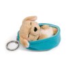 NICI Schlüsselanhänger Sleeping Puppies Hund karamell | Kuscheltier.Boutique