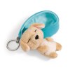 NICI Schlüsselanhänger Sleeping Puppies Hund karamell Vorderseite | Kuscheltier.Boutique