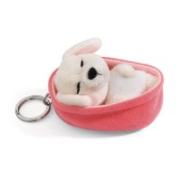 NICI Schlüsselanhänger Sleeping Puppies Hund creme | Kuscheltier.Boutique