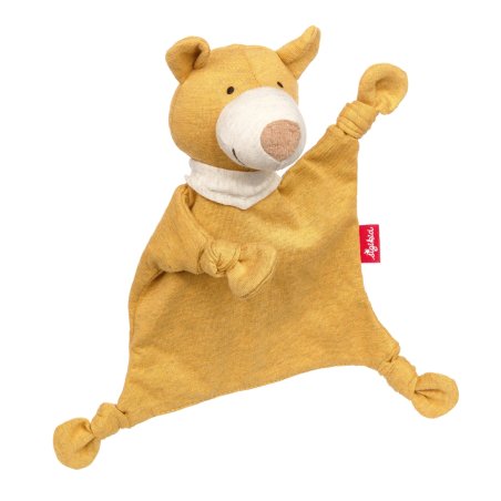sigikid Yellow Sunshine Mini-Schmusetuch Teddybär | Kuscheltier.Boutique