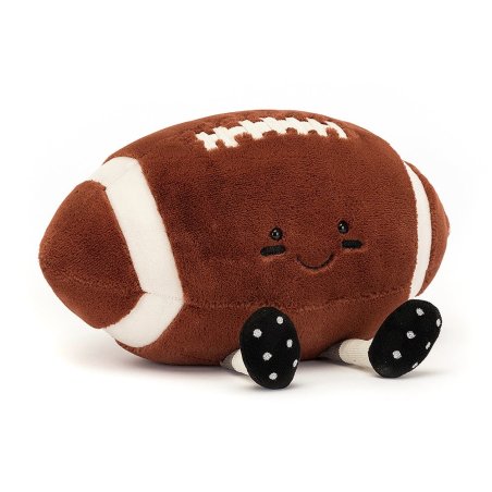 Jellycat Amuseables Sports American Football Vorderseite | Kuscheltier.Boutique