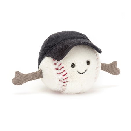 Jellycat Amuseables Sports Baseball Vorderseite | Kuscheltier.Boutique