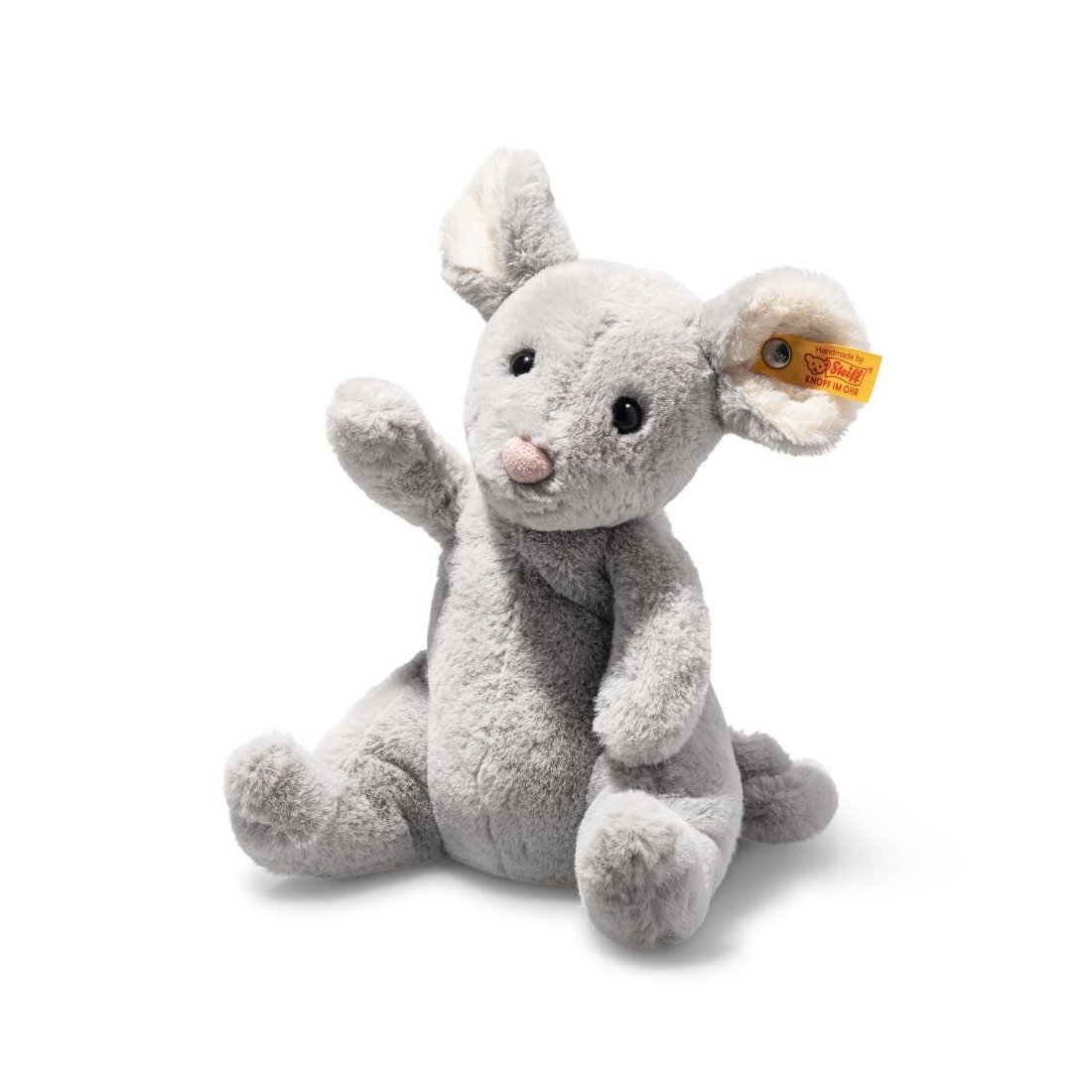 Steiff Soft Cuddly Friends Maus Cheesy, hellgrau | Kuscheltier.Boutique