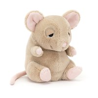 Jellycat Siebenschläfer Cuddlebud Darcy Dormouse Vorderseite | Kuscheltier.Boutique