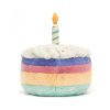 Jellycat Amuseables Rainbow Birthday Cake, Rückseite | Kuscheltier.Boutique