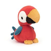 Jellycat Papagei Bodacious Beak Parrot Vorderseite | Kuscheltier.Boutique