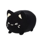 Aurora Tasty Peach Black Sesame Meowchi schwarz | Kuscheltier.Boutique