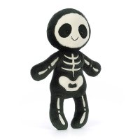 Jellycat Skelett Skeleton Bob, schwarz-weiß | Kuscheltier.Boutique