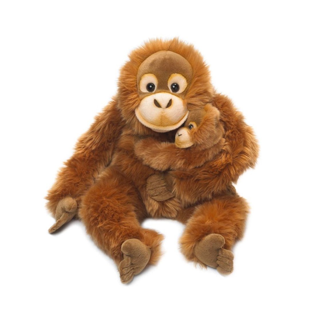 WWF Classic Collection Orang-Utan Mutter mit Baby | Kuscheltier.Boutique