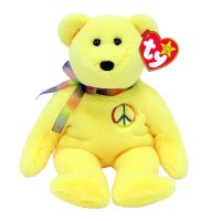 Ty Beanie Babies Teddybär Peace Bear 2 | Kuscheltier.Boutique