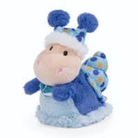 NICI Winter Friends Schnecke Sille blau 50cm, Vorderseite | Kuscheltier.Boutique