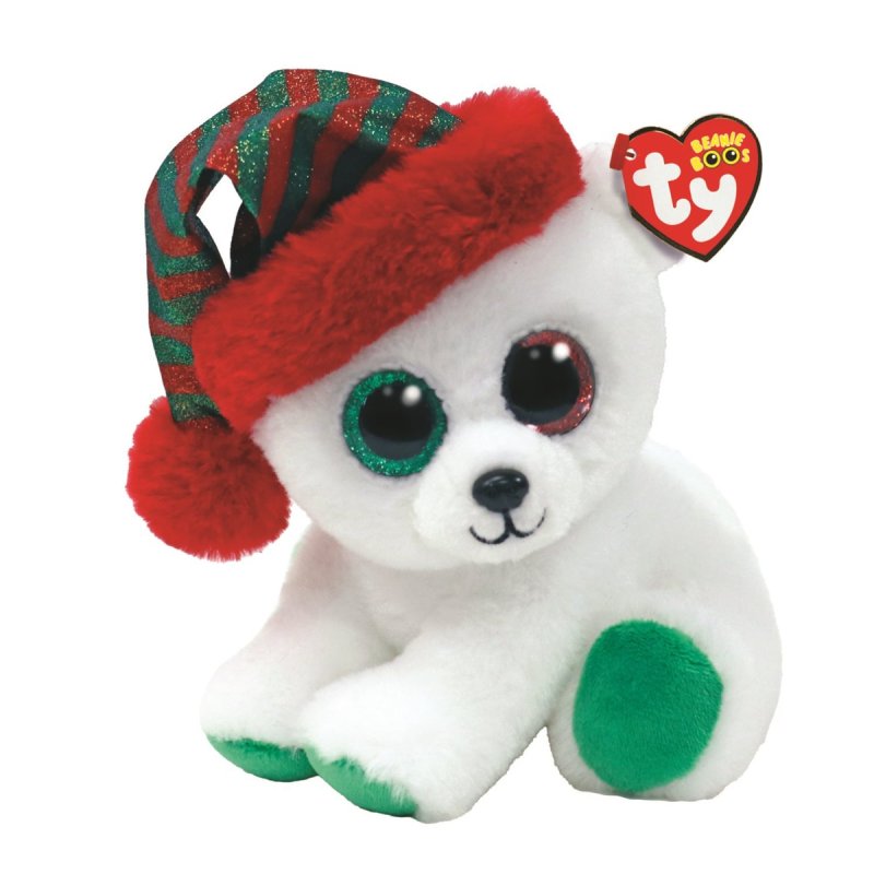 Ty Beanie Boos Eisbär Paxton Weihnachtsbär | Kuscheltier.Boutique