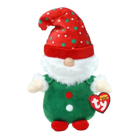 Ty Beanie Boos Gnom Gnolan, Weihnachtswichtel  grün | Kuscheltier.Boutique