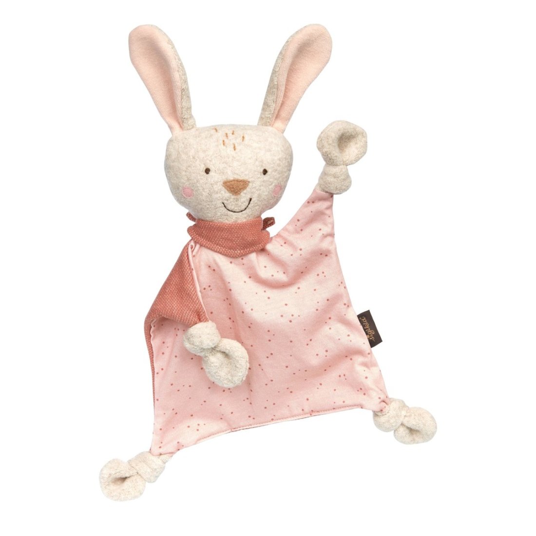 sigikid Baby Hase rosa Schmusetuch Vorderseite | Kuscheltier.Boutique