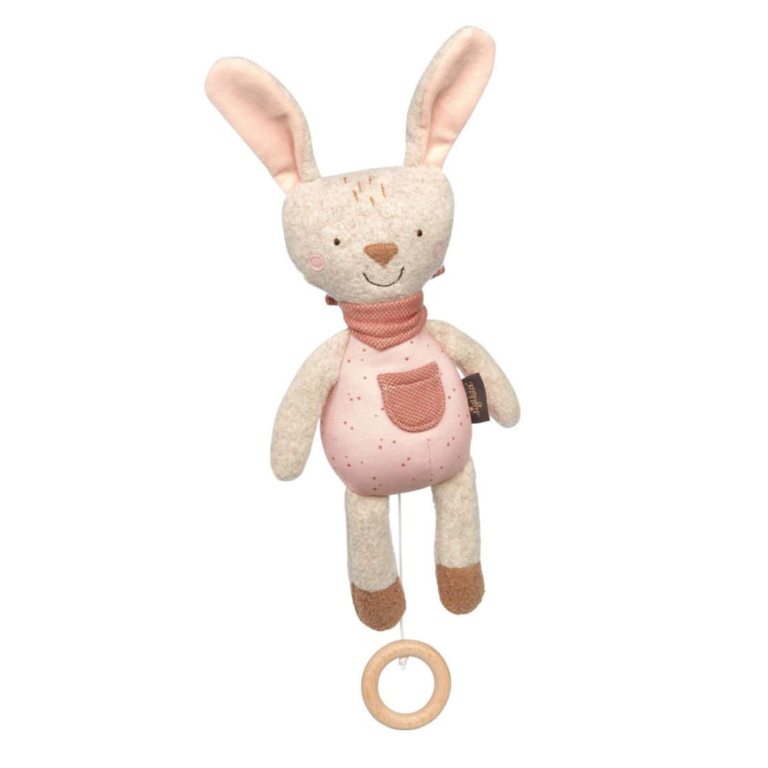 sigikid Vanilla Spieluhr Hase rosa Vorderseite | Kuscheltier.Boutique