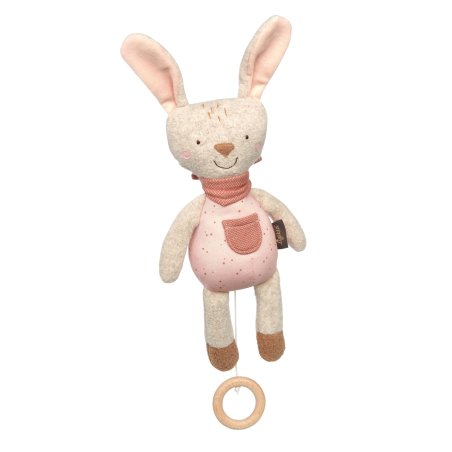 sigikid Baby Spieluhr Hase rosa Vorderseite | Kuscheltier.Boutique