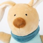 sigikid Mini-Spieluhr Hase türkis / beige, Gesicht | Kuscheltier.Boutique