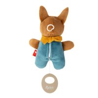 sigikid Mini-Spieluhr Fuchs türkis, Rückseite | Kuscheltier.Boutique