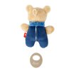 sigikid Mini-Spieluhr Teddybär blau, Rückseite | Kuscheltier.Boutique