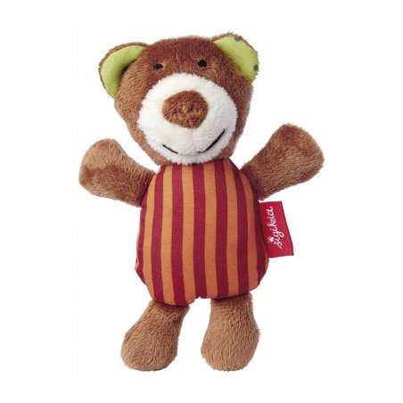 sigikid für Babys Teddybär, Rassel 13cm