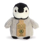 Eco Nation Pinguin Mini Plüschtier  Vorderseite | Kuscheltier.Boutique