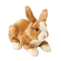 Suki Gifts Hase Kaninchen braun-weiß, sitzend | Kuscheltier.Boutique0