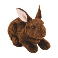 Suki Gifts Hase Kaninchen dunkelbraun, sitzend | Kuscheltier.Boutique