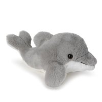 WWF Eco Line Delfin hellgrau Vorderseite | Kuscheltier.Boutique