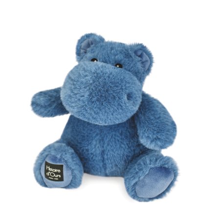 Histoire d'Ours: Nilpferd Hippo Hip'Blue, 18cm blau | Kuscheltier.Boutique