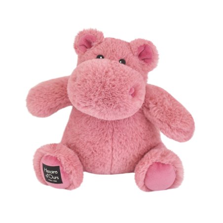 Histoire d'Ours: Nilpferd Hippo Hip'Fun, 18cm granatrot | Kuscheltier.Boutique