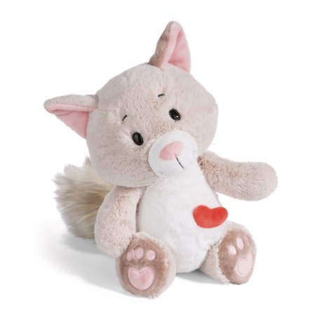 NICI Love Katze mit Herz, Vorderseite | Kuscheltier.Boutique