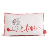 NICI Love-Collection Katze mit Herz Vorderseite Kissen | Kuscheltier.Boutique