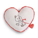 NICI Love-Collection Katze Vorderseite herzförmiges Kissen | Kuscheltier.Boutique