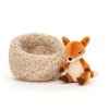 Jellycat Fuchs Hibernating Fox Plüschtier mit Nest | Kuscheltier.Boutique