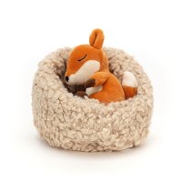 Jellycat Fuchs Hibernating Fox Plüschtier im Nest | Kuscheltier.Boutique