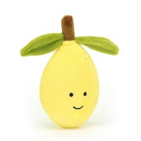 Jellycat Zitrone Faboulus Fruit Lemon, Vorderseite | Kuscheltier.Boutique
