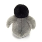 Hermann TEDDY Kuscheltier Herzekind Pinguinküken sitzend, 15cm groß, Rückseite 
